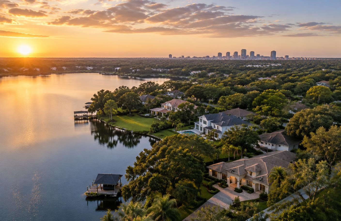 Central Florida waterfront neighborhood demo listing